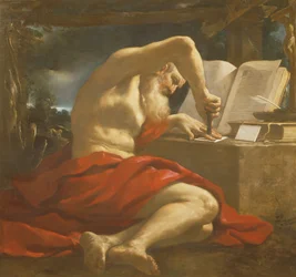 St. Hieronymus förseglar ett brev
